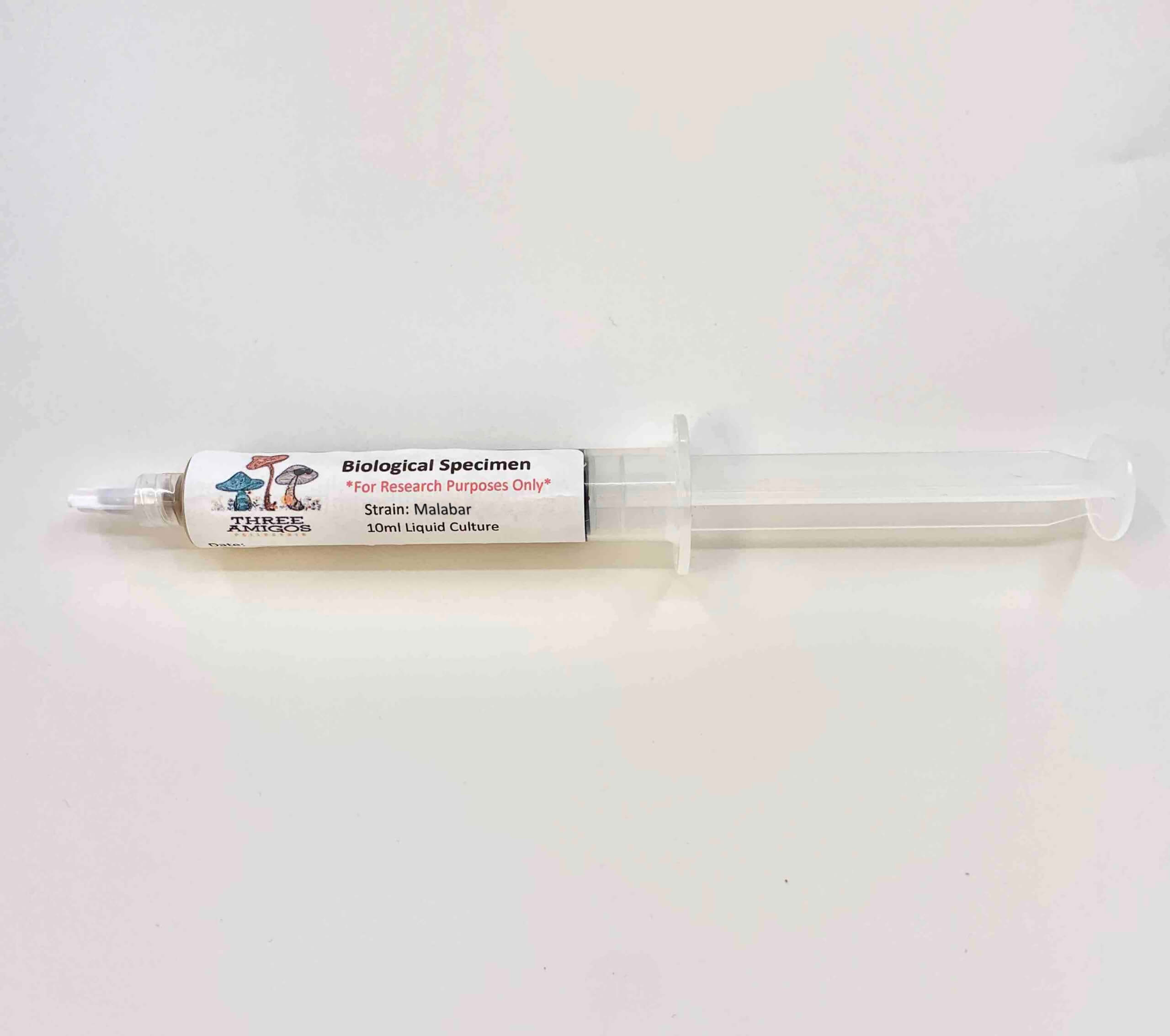 Magic Mushroom Liquid Culture: Malabar 10cc