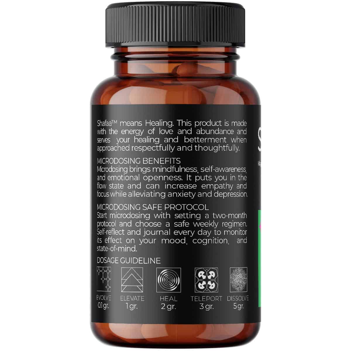 Shafaa Evolve Cognition Magic Mushroom Capsules Shafaa Evolve Cognition Magic Mushroom Capsules - Image 2